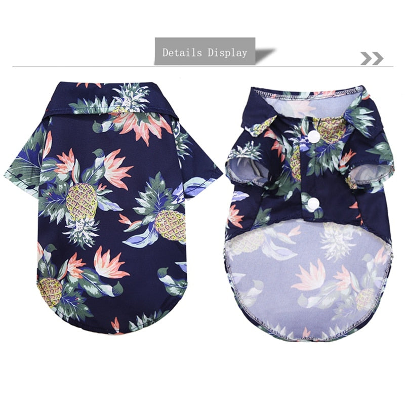 FLORAL PRINTED CAT DOG CLOTHES