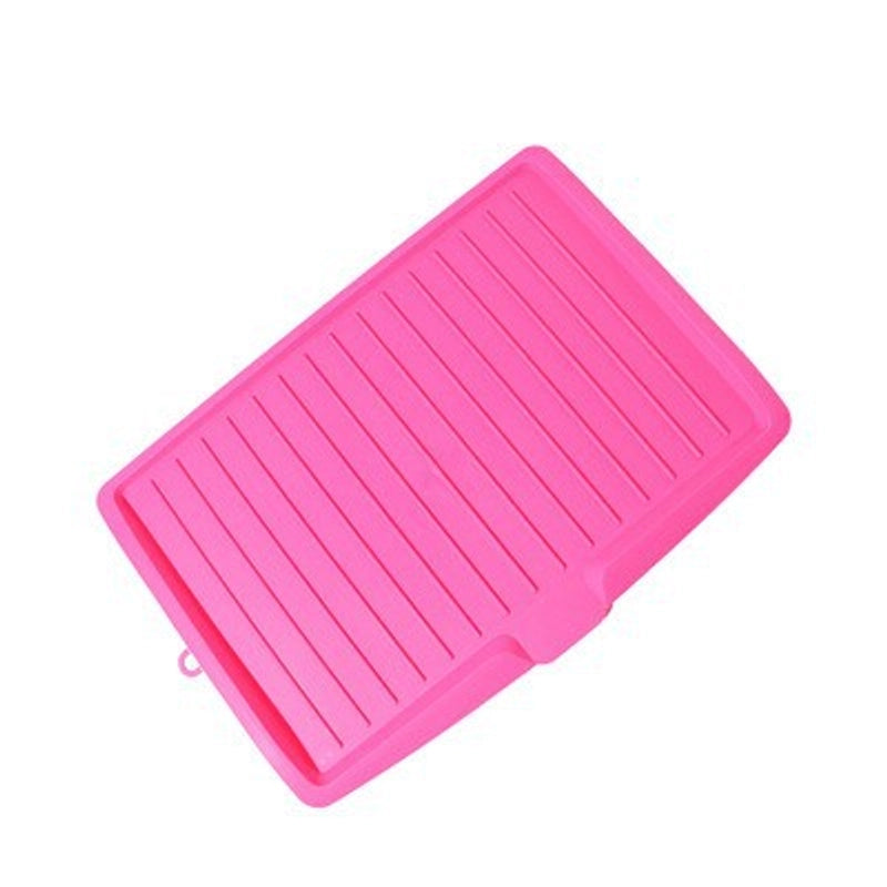 Kitchen Creative Draining Tray Fruit And Vegetable Draining Plate Rectangular Tableware Bowl Dish Draining Storage Rack