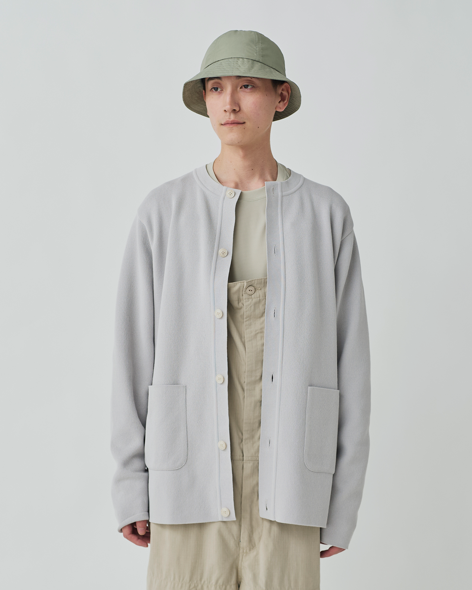 Co/Pe Knit Cardigan