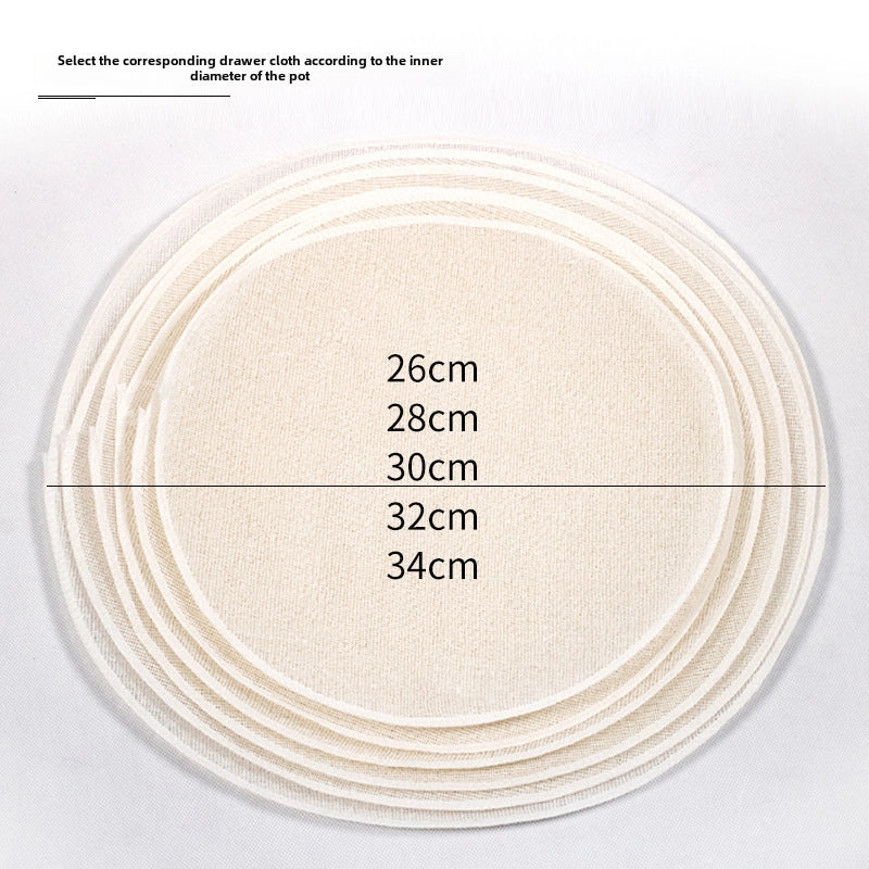Cotton Sizing Edge Steamer Cloth Round Non-stick Pan Breathable Steamer Cloth Steamer Cloth Spot