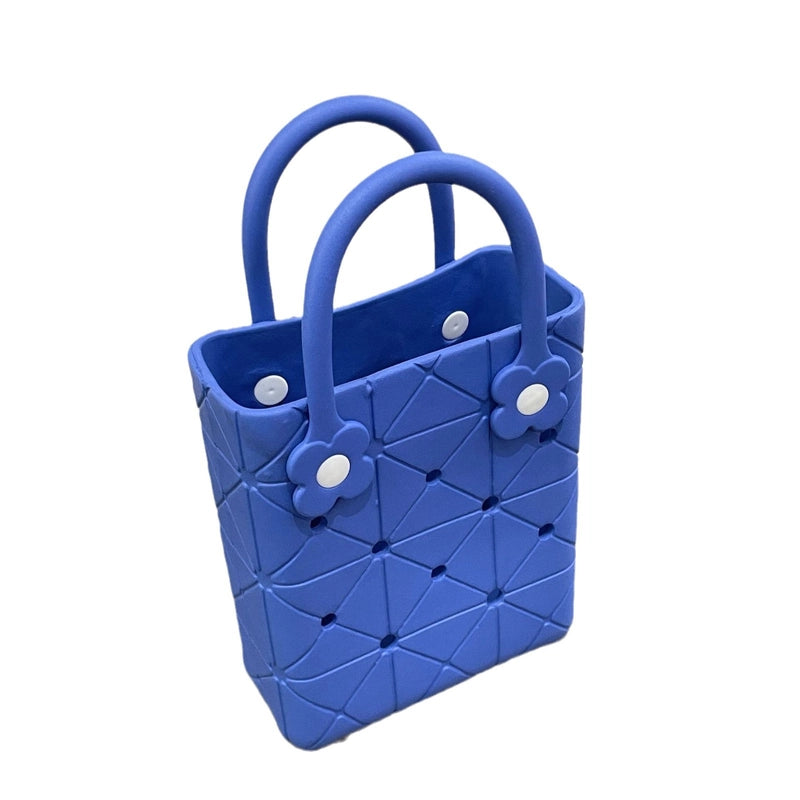 Women's EVA Solid Color Basic Square Open Handbag