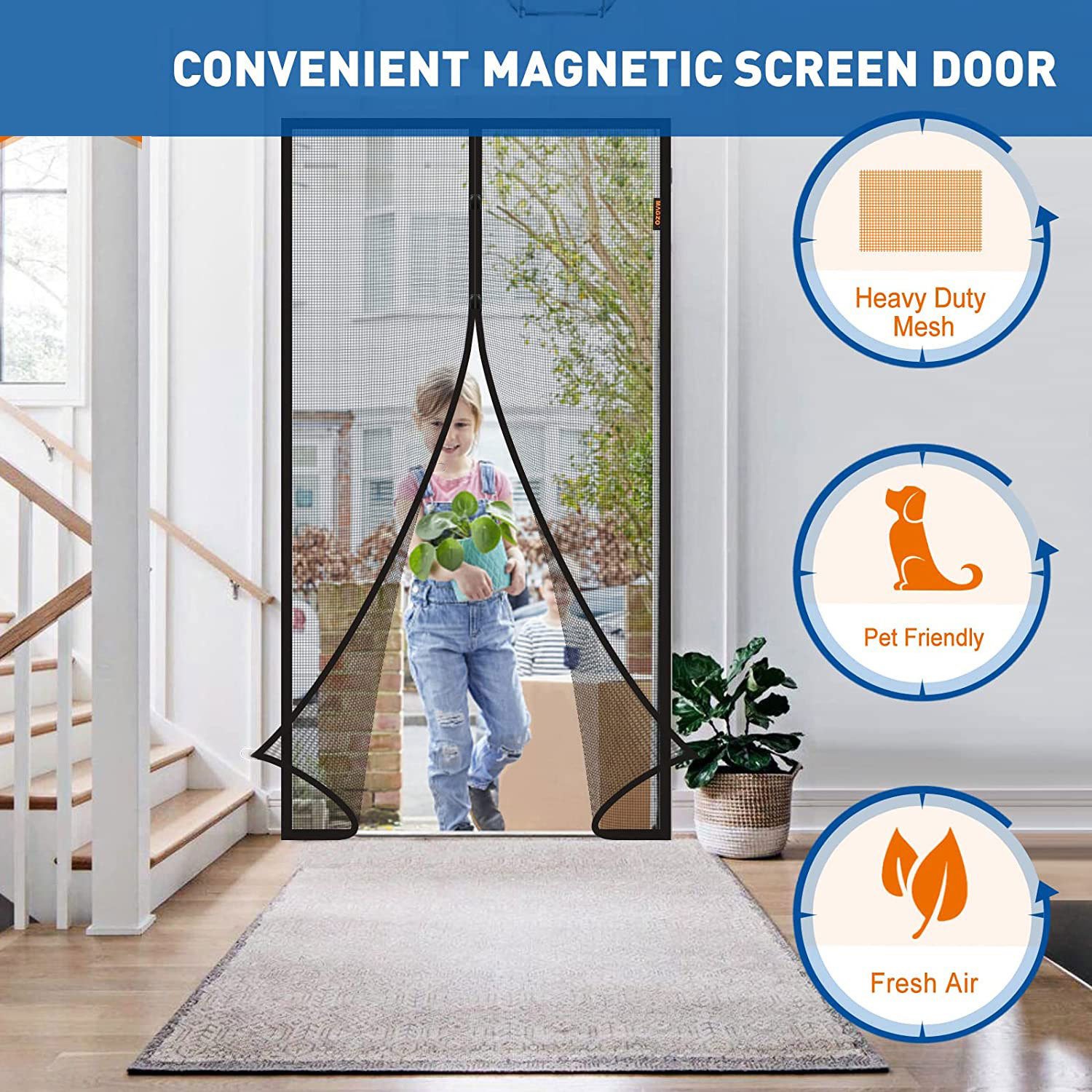 48% OFF 🔥Magnetic Screen Door