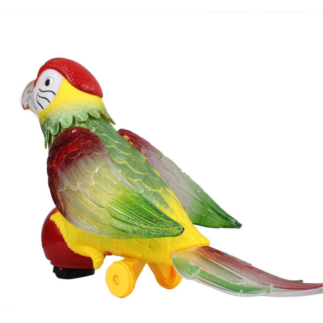 Funny Electric Parrot Moving Wings With 3D Lights And Dynamic Music - (Multicolor)