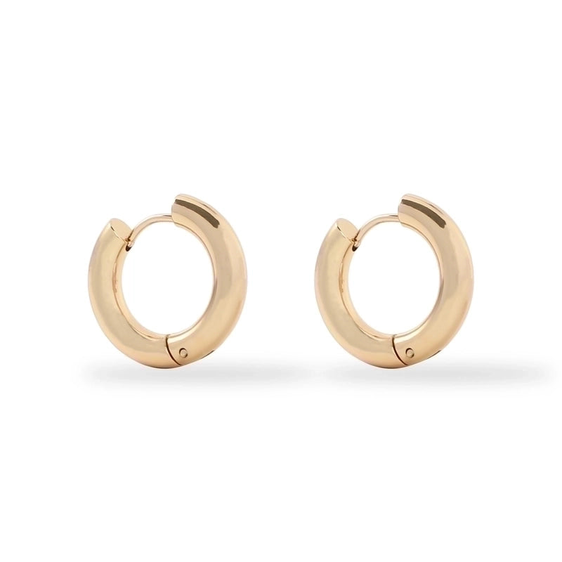 1 Pair Fashion Geometric Plating 201 Stainless Steel 18K Gold Plated Earrings
