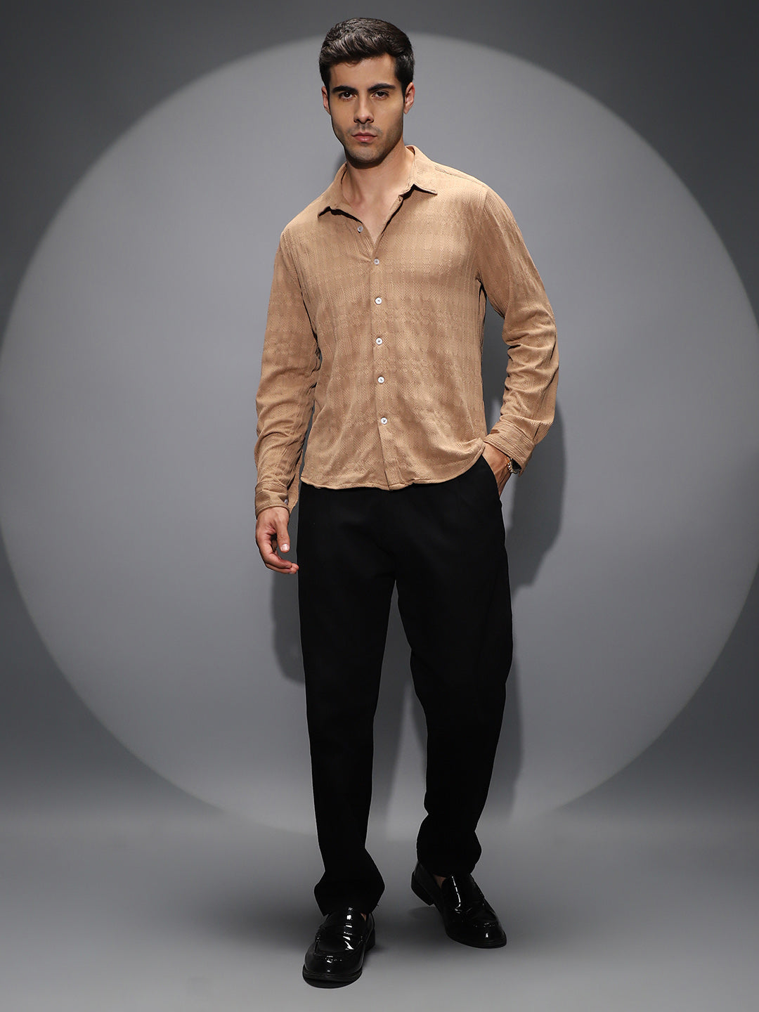 Braided-Knot Tactile Shirt