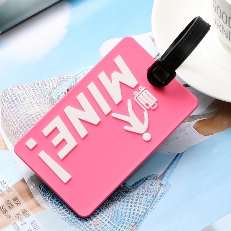 Pvc Letter Luggage Tag Fashion Luggage Boarding Pass