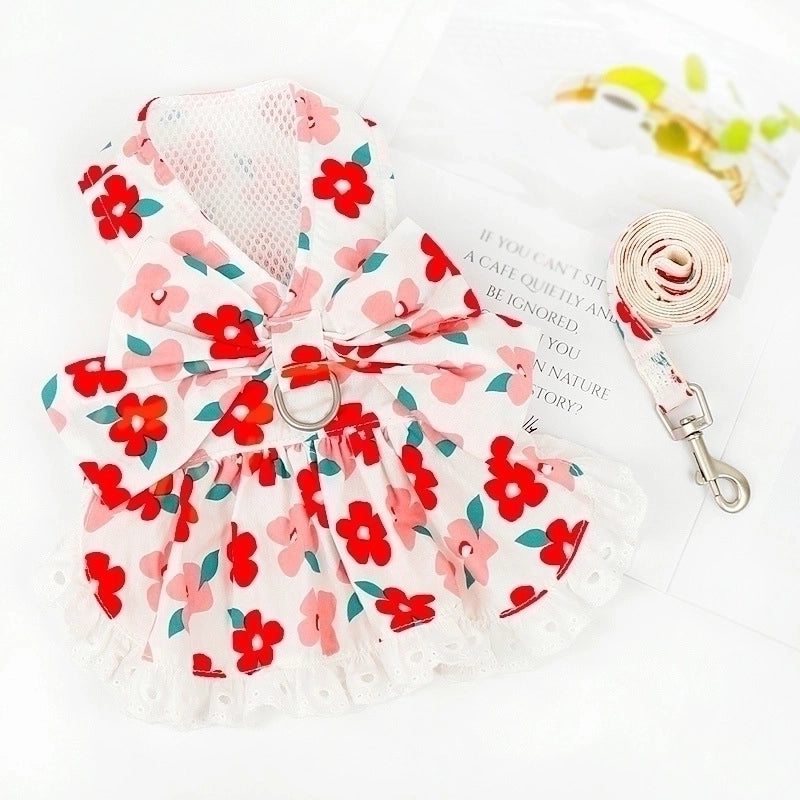 Minimalist Polyester Color Block Pet Clothing