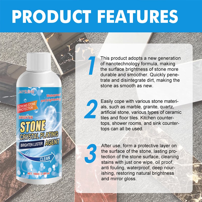 Stone stain remover (effective removal of oxidation. rust and stains)