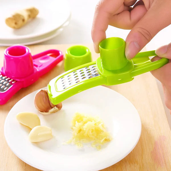 Multifunctional garlic grinder