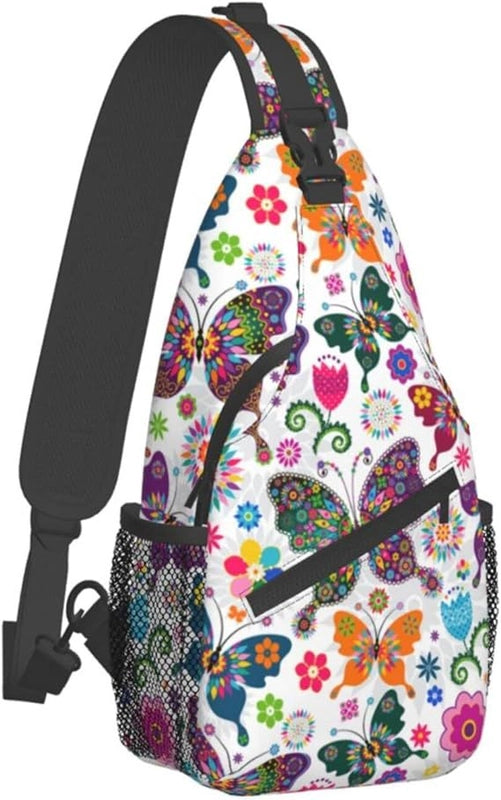 Football Chest Bag Basketball Rugby Baseball Sports Mushroom Chrysanthemum Boys And Girls Adult Shoulder Messenger Bag