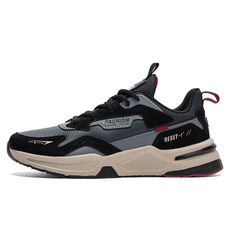 West Brand Design Leather Sneakers