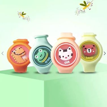 Mosquito Repellent Watch. Baby Cute Cartoon Anti-Mosquito Band Bracelet