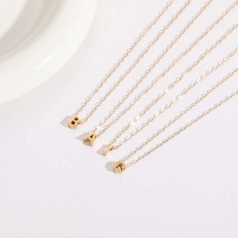 Casual Classic Style Streetwear Letter 304 Stainless Steel Plating Pendant Necklace