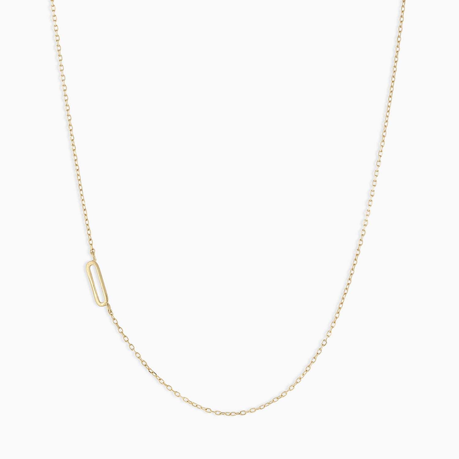 Minimalist Letter Geometric Titanium Steel Electroplating Necklaces