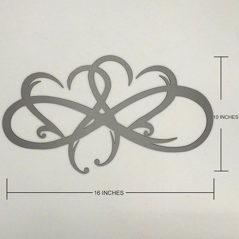 🔥Promotion 49% OFF - 💞Infinity heart-Steel wall decor Metal Wall art