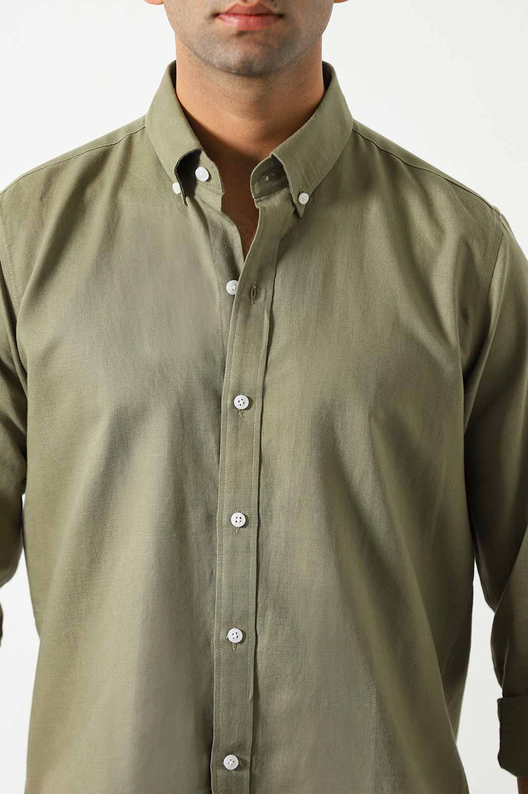 LINEN BUTTON DOWN SHIRT