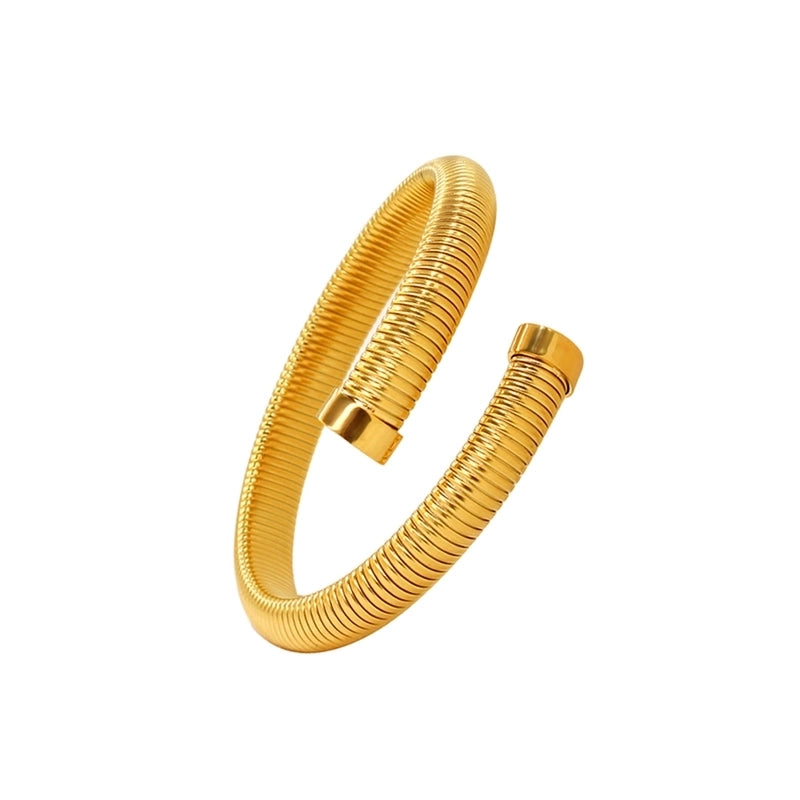 Hip-Hop Minimalist Commute Geometric 304 Stainless Steel 316 Stainless Steel  Zircon 18K Gold Plated Inlay Bracelets Earrings Necklace