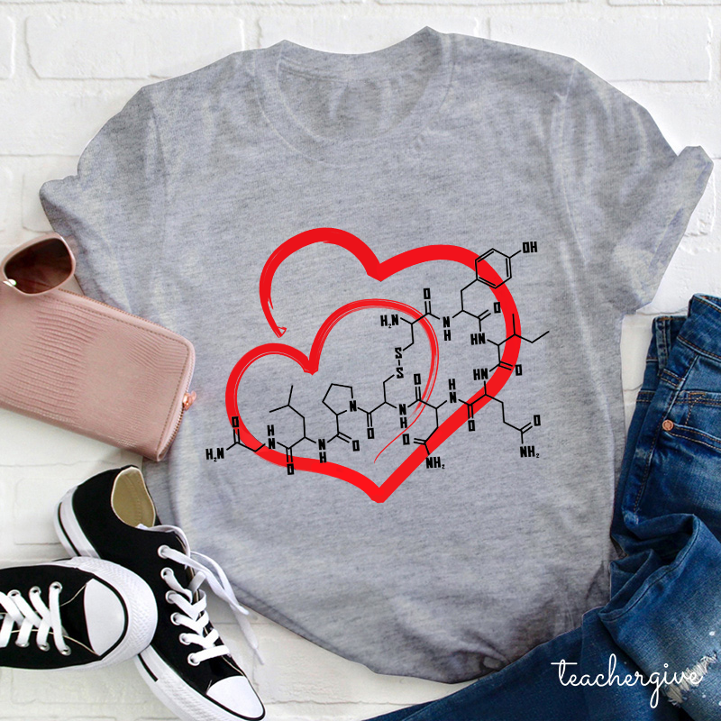 Oxytocin Molecule Love Science Teacher T-Shirt