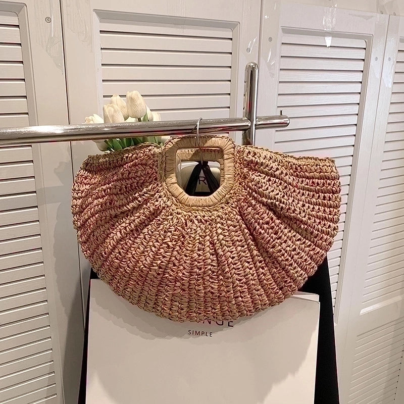 Women's All Seasons Straw Basic Handbag