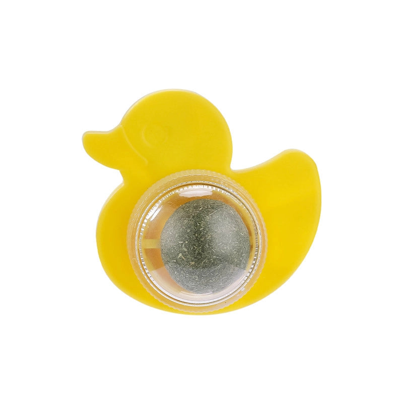 Rotating Mint Avocado Cat Toy Ball - New Trendy  Cat Toy For Self