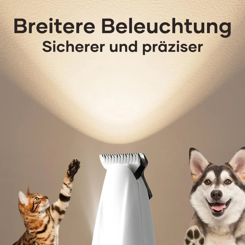 🐱Haustierhaarschneider mit LED-Licht🐕