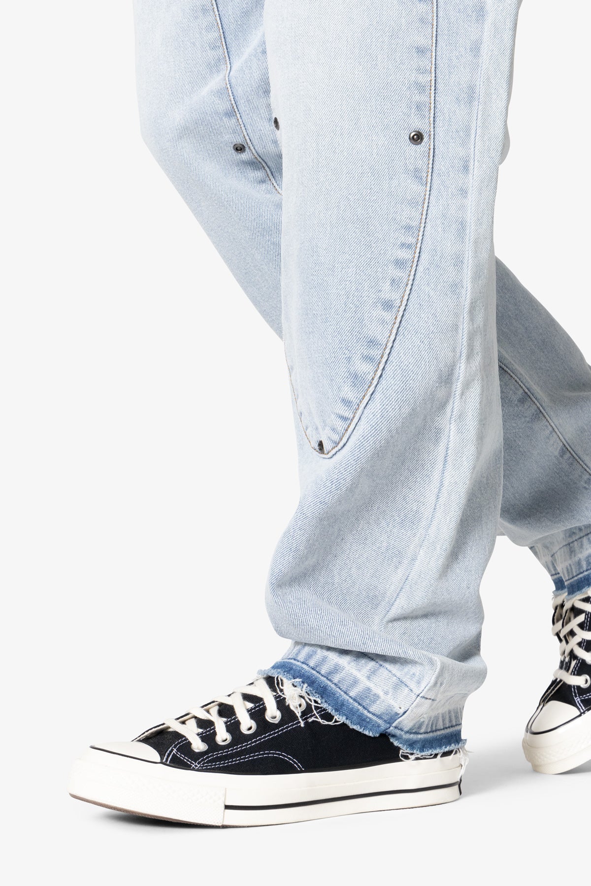 V694 Oval Double Knee Denim - Blue