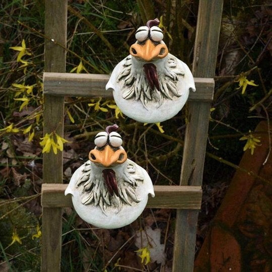 🔥2023 HOT SALE 48% OFF🔥Funny Chicken Garden Fence Decoration