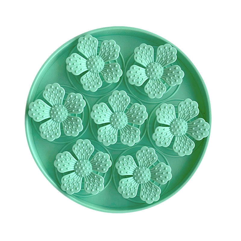 Cat And Dog Tableware Silicone Licking Plate Dog Licking Plate Slow Food Mat Silicone Plate Bowl Smell Licking Pad Licking Plate In Stock