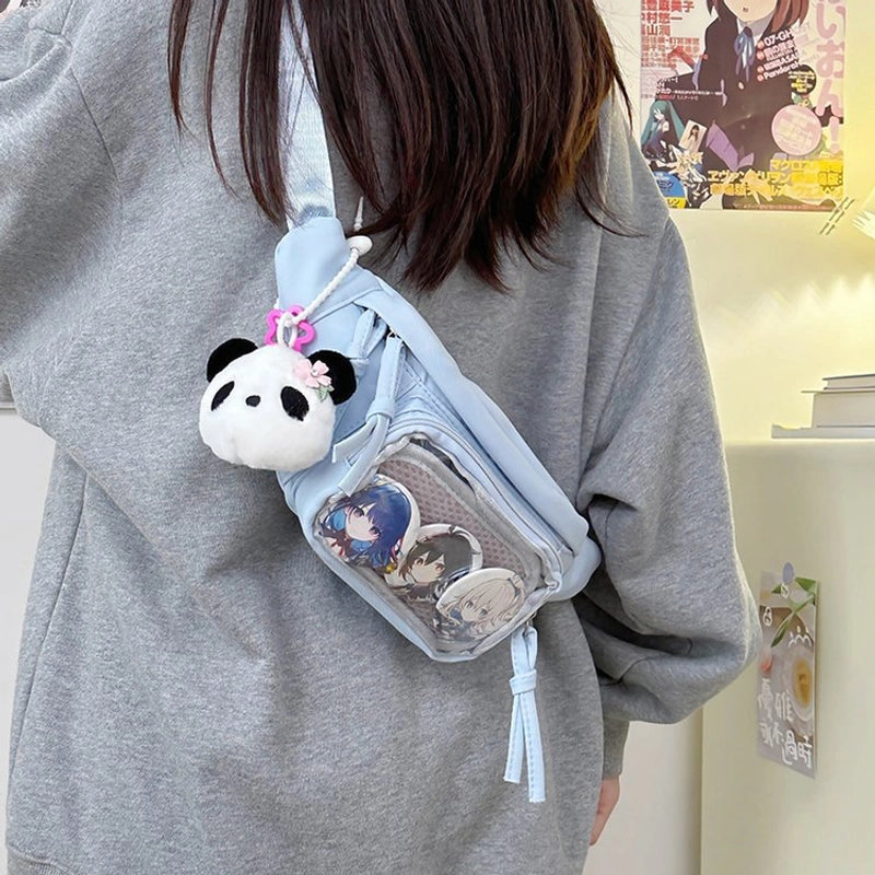 Women's Classic Style Streetwear Solid Color Nylon Waist Bags