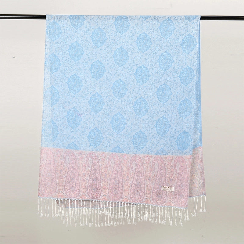 Women's Elegant Basic Solid Color Polyester Shawl