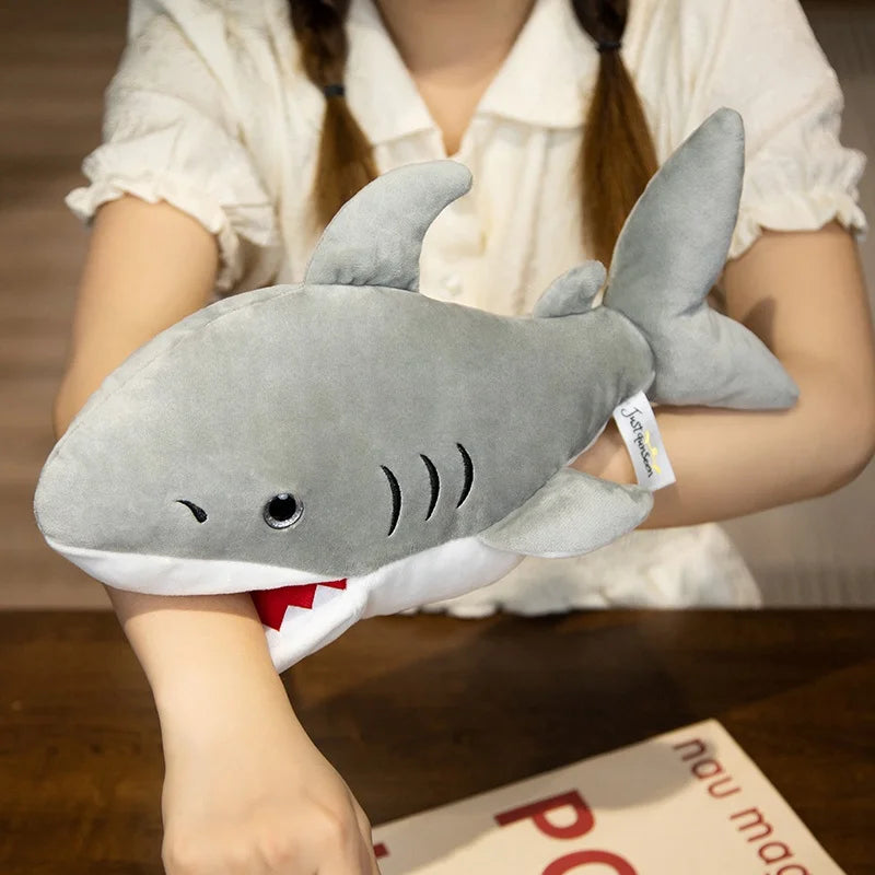 Stuffed Plush Animals Toys Hand Finger Story Puppet Kawaii Dolls Educational Toys Octopus Penguin Clown Fish Birthday Gift
