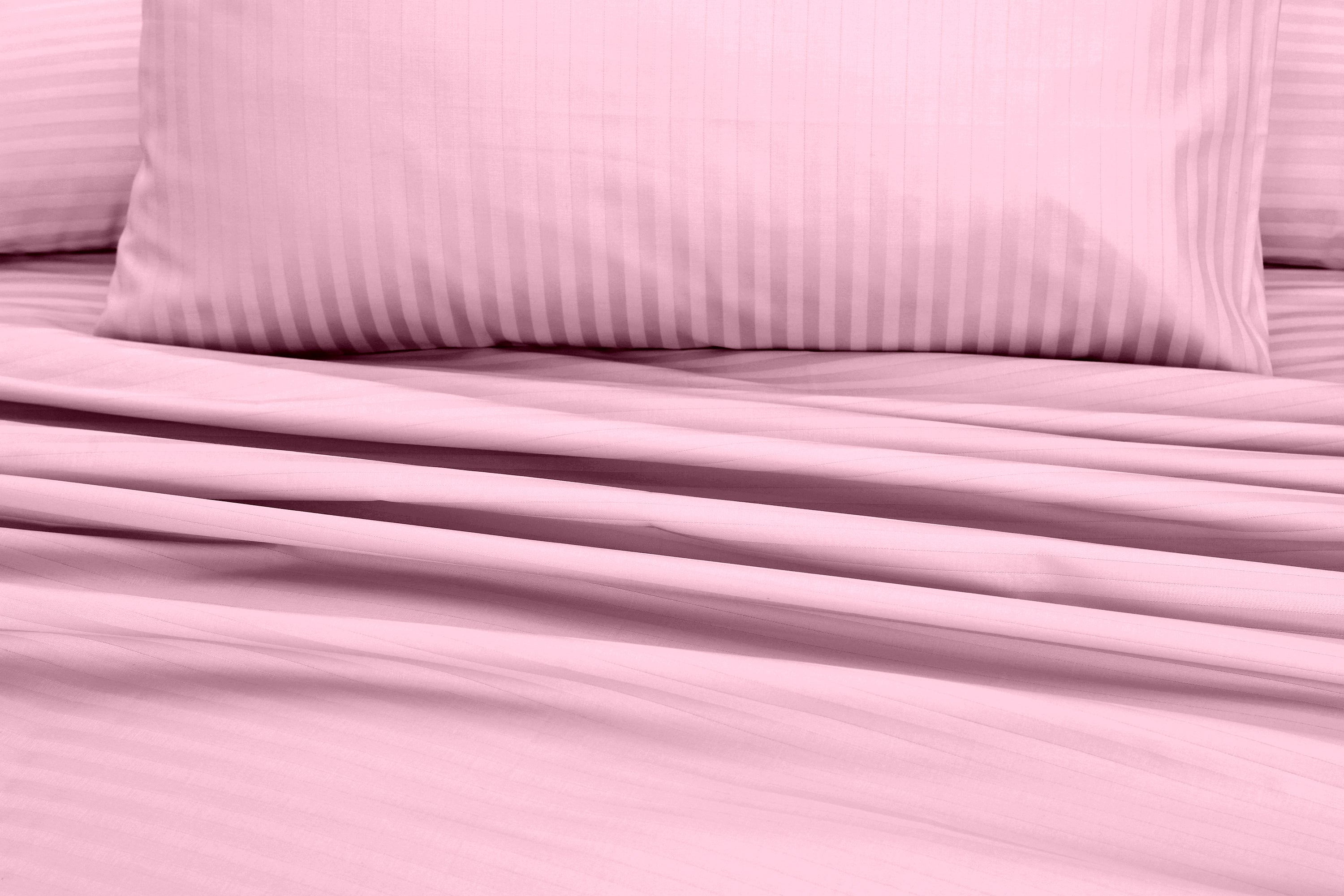 Pink Stripe-Bed Sheet Set