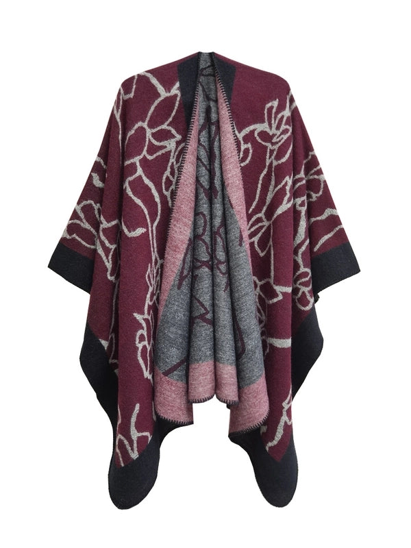 Women's Streetwear Geometric Acrylic Shawl