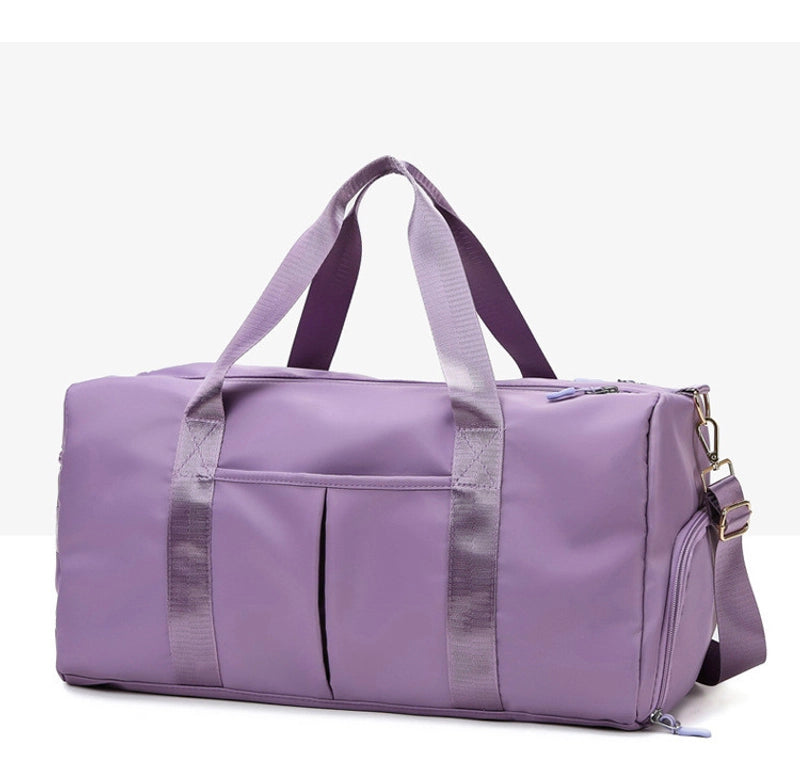 Unisex Fashion Solid Color Nylon Waterproof Travel Bags