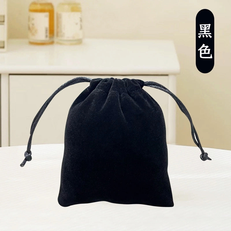 100 Pieces Factory Flannel Jewelry Packaging Bag Buddha Beads Jewelry Play Bag Brocade Bag Gift Bag Drawstring Bag