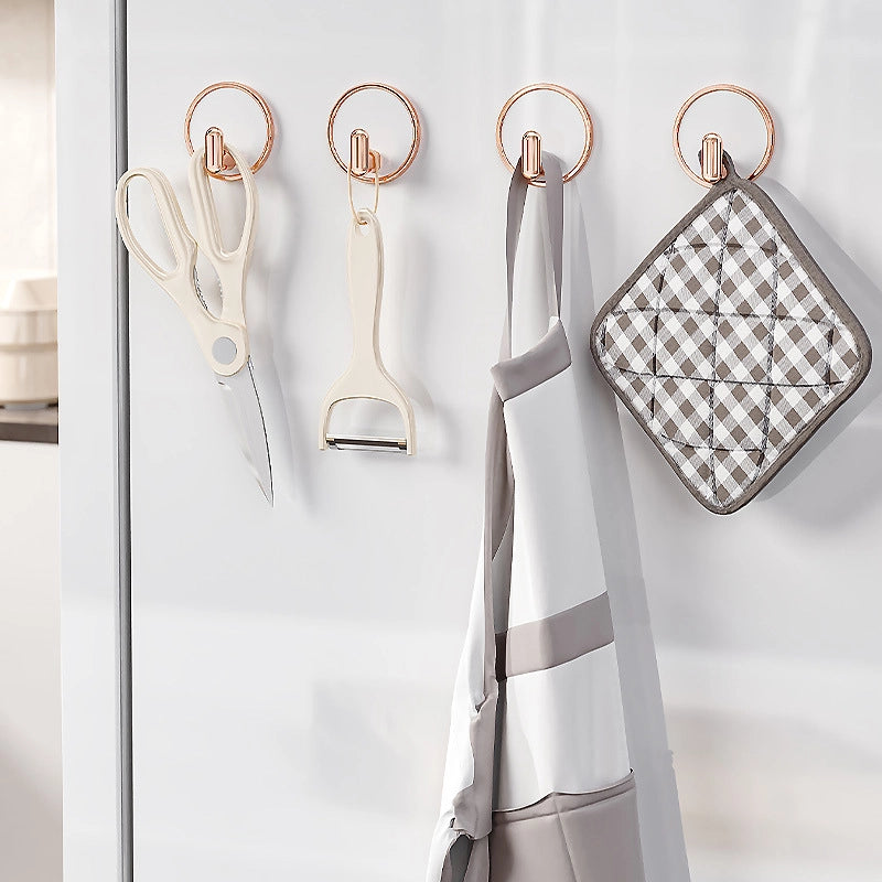 Hook Household Punch-free Seamless Sticky Hook Bathroom Kitchen Wall Small Hook Key Clothes Hook
