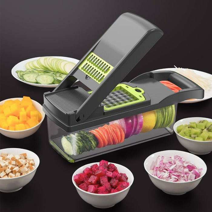 Vegetable Chopper Dicer Cutter | 14-in-1