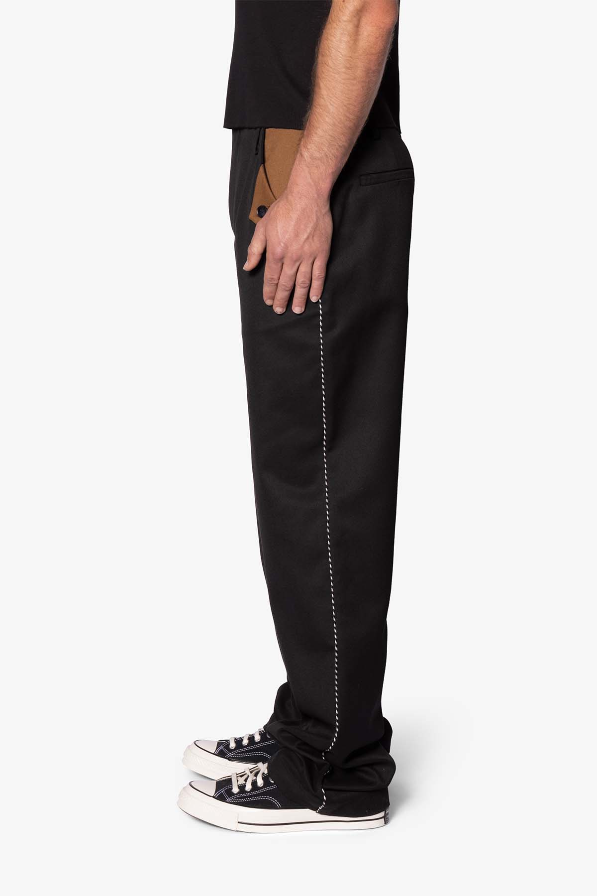 Western Piping Pants - Black