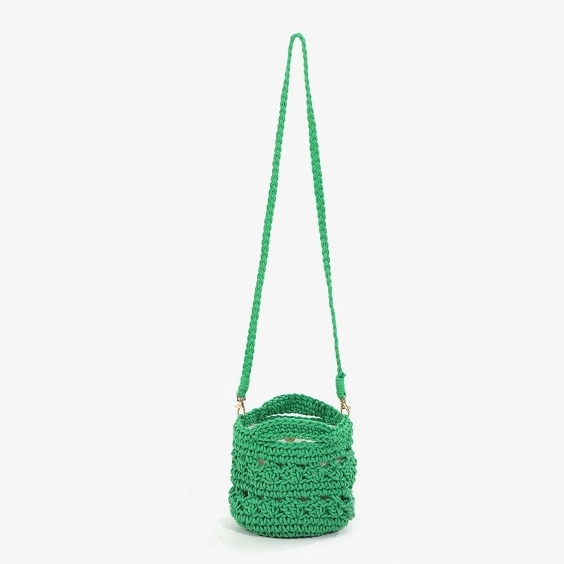 Women's Small All Seasons Polyester Solid Color Cute Magnetic Buckle Bucket Bag