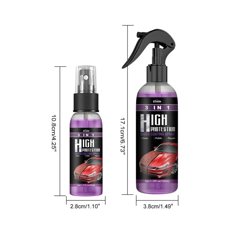 🔥BIG SALE - 49% OFF🔥🔥3 in 1 High Protection Quick Car Coating Spray