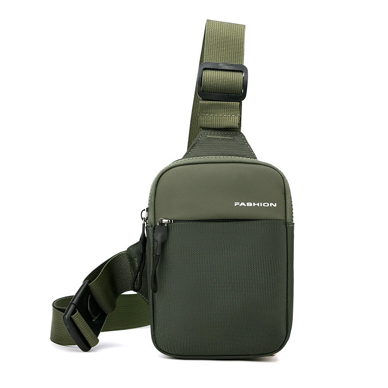 Mini Sports Bag New Casual Men's Shoulder Bag Coin Purse Fashion Trend Crossbody Bag Mobile Phone Bag Small Chest Bag