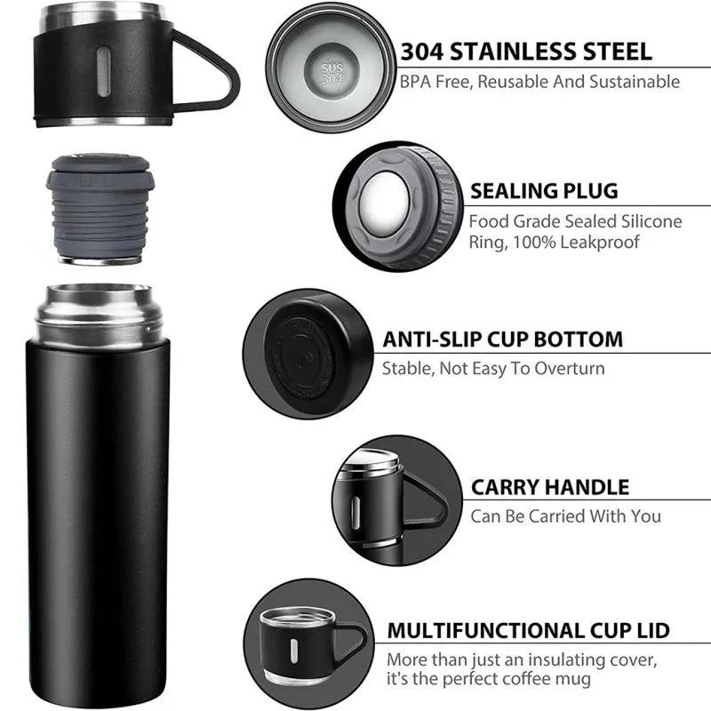 Vaccume Flask 500ML With Cups