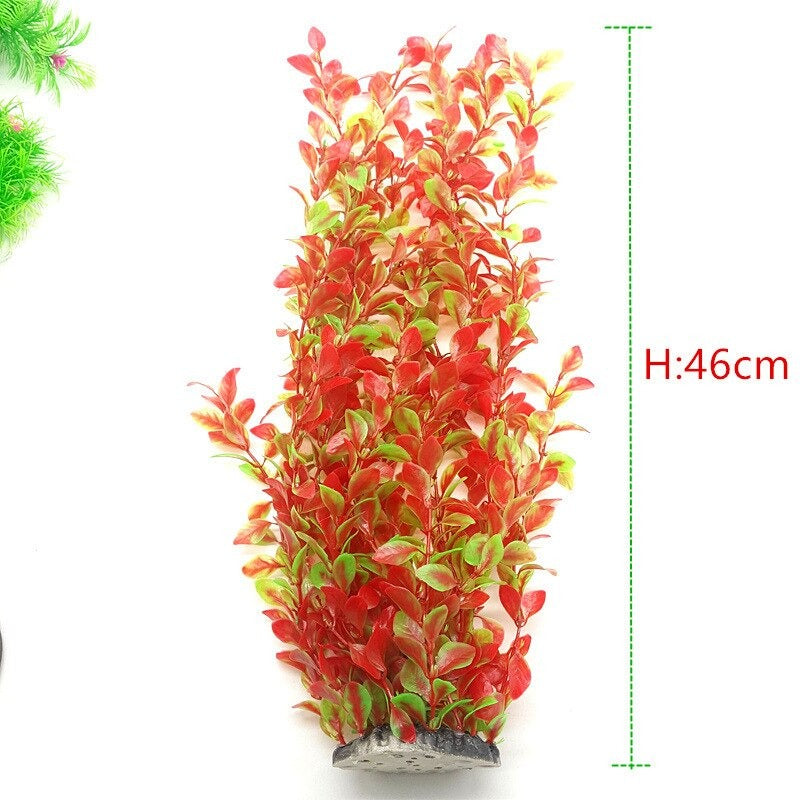 Green Artificial Plant Grass For Aquarium