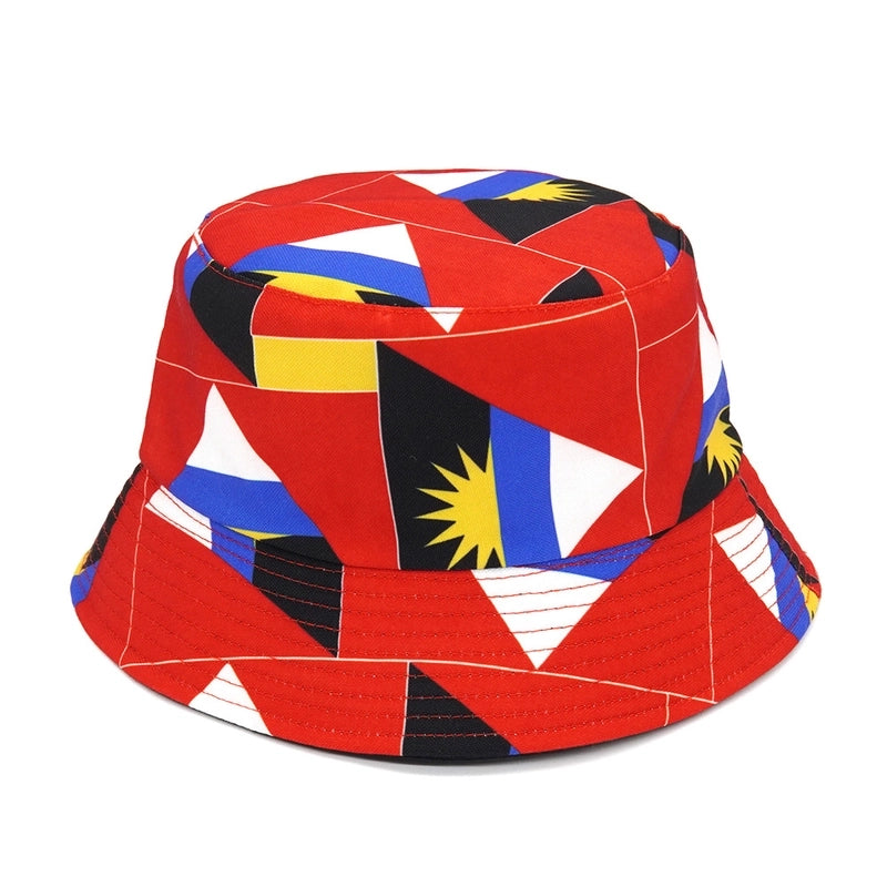 Unisex Basic Geometric Big Eaves Bucket Hat