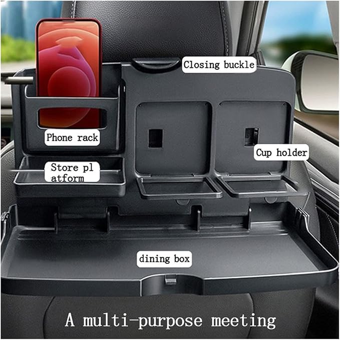 Travel Dining Tray. Folding Food Cup Tray Car