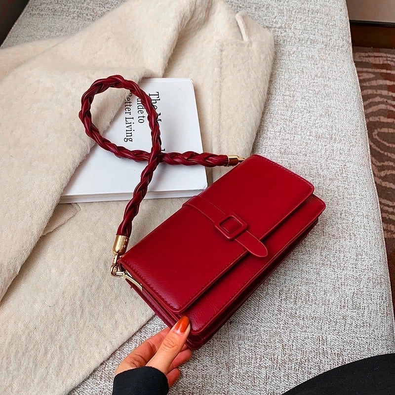 Women's Small All Seasons Pu Leather Streetwear Shoulder Bag