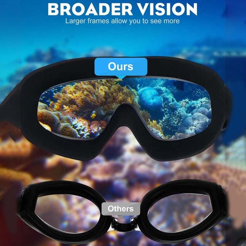 💥Summer promotion - 49% off💥Wide View Anti Fog Swimming Goggles👉buy 2 free nose clip