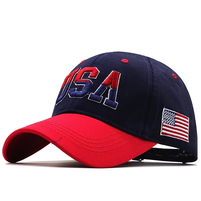 Fashion Letter Usa Embroidery Baseball Caps