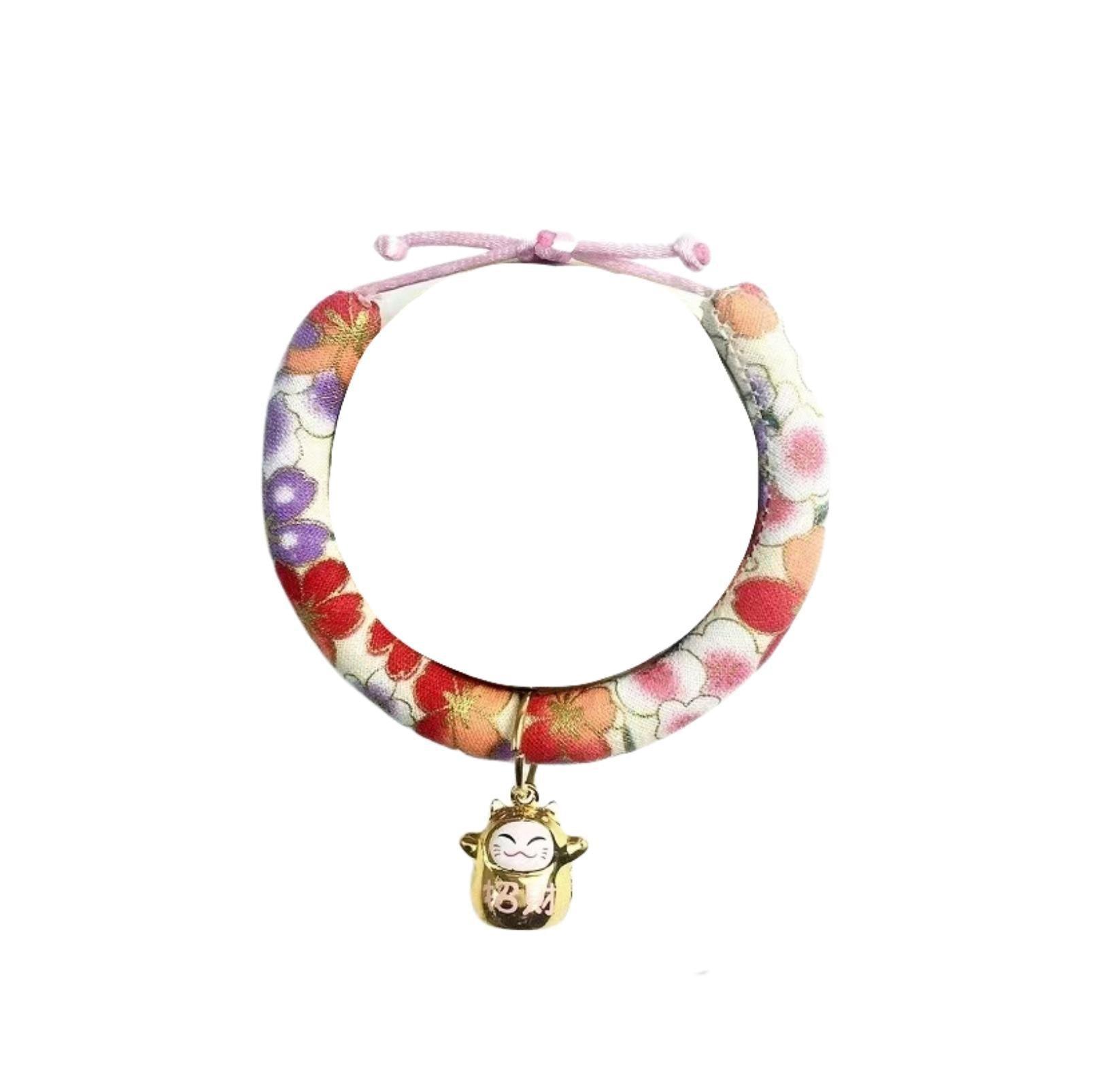 Japanese Style Flower Fusion Pet Collar
