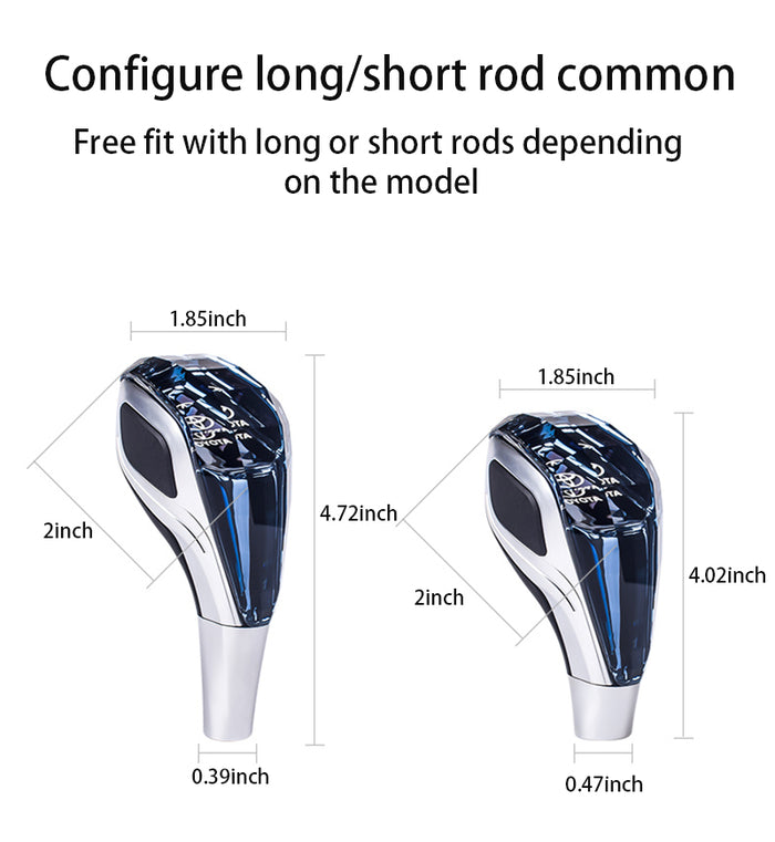 Crystal Car Gear Shift Knob With Led